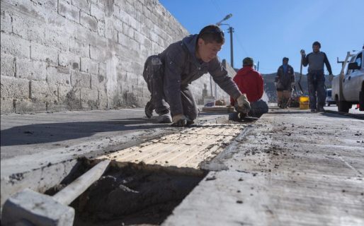 Avanza la obra del Circuito Aeróbico de barrio José Fuchs