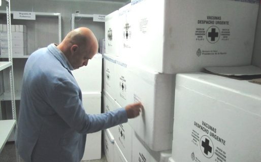 Chubut recibió lote de 31.000 vacunas antigripales