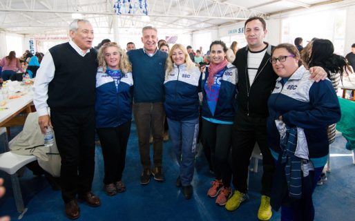 Arcioni destacó el trabajo social del Sindicato de Empleados de Comercio