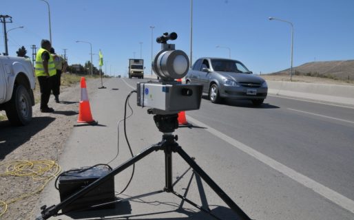 Comenzaron los controles con radares en Ruta 3 cerca de Rada Tilly