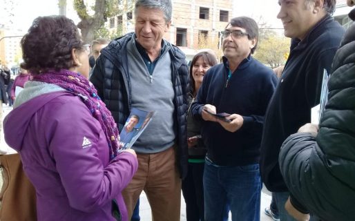 Menna en Trelew, en el último tramo de la campaña