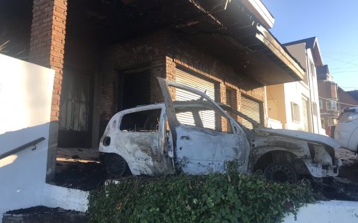 Intentaron incendiar la casa del Fiscal Bellver