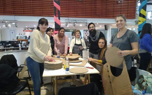 Exitosa convocatoria de Urbana al Taller “Manos al Cartón”