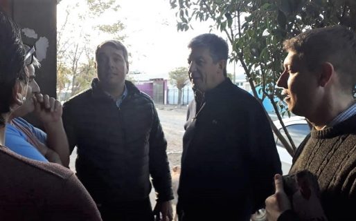 Menna compartió su propuesta con vecinos de Rawson