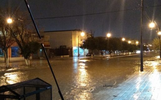 Temporal: «Comodoro no soporta tanta agua en poco tiempo»