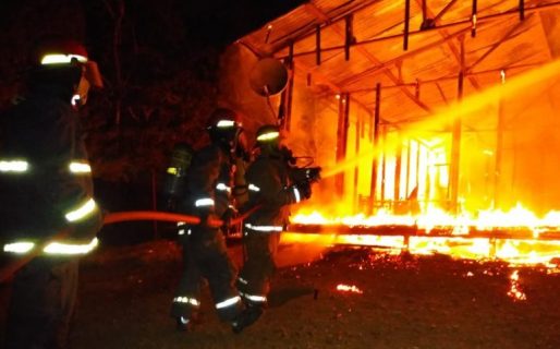 Se incendió una vivienda en el Cordón Forestal