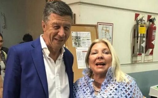 Carrió respaldó a Menna pidiendo el voto para Cambiemos
