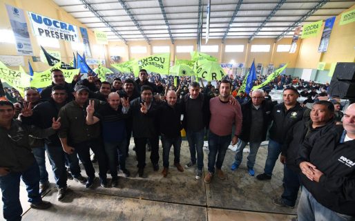 Fuerte apoyo de la UOCRA a la fórmula de Chubut al Frente