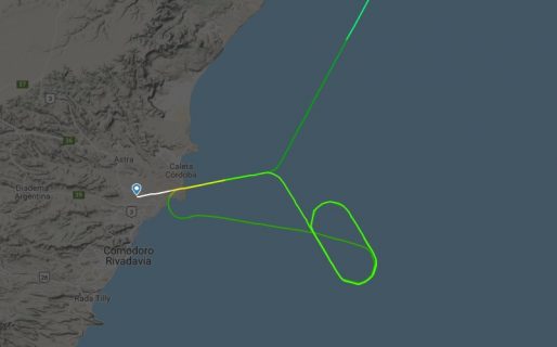 Un vuelo de Aerolíneas aterrizó con inconvenientes en Comodoro