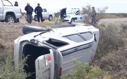 Daniel Taito volcó camino a Puerto Madryn