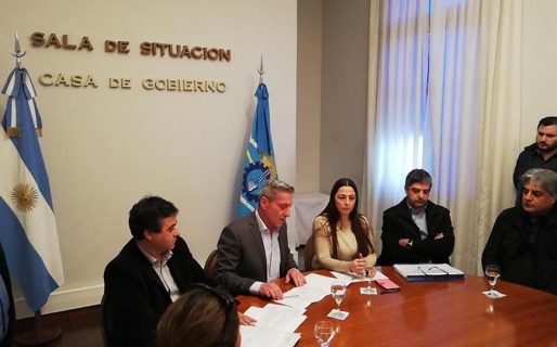 Arcioni anunció el pago de sueldos en cuotas desde el 11 de septiembre