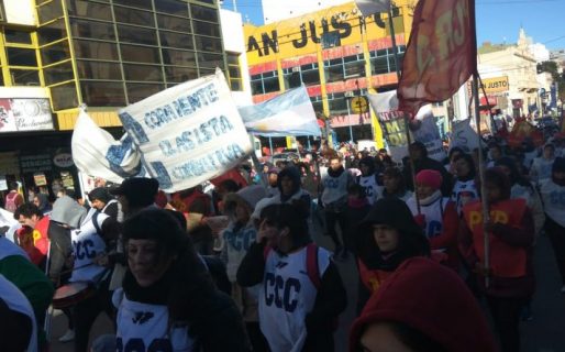 La CCC se movilizó en Comodoro en el marco de una jornada nacional de protesta