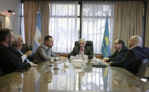 Massoni y Tarrío se reunieron con los titulares del Poder Judicial y del Legislativo