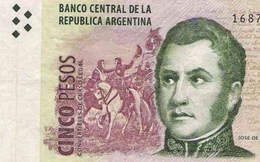 Arrancó el canje de billetes de 5 pesos