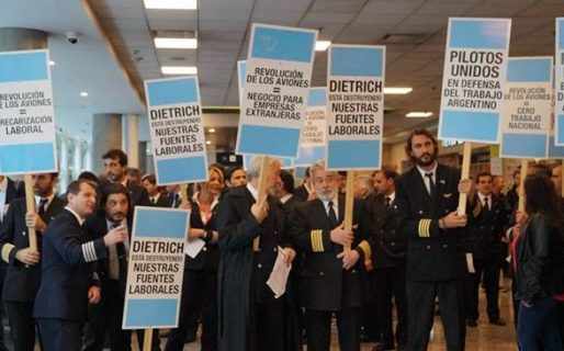 Los gremios aeronáuticos retoman las protestas y podrían producir demoras