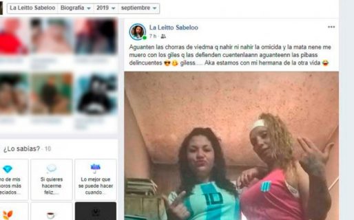 Presas de Viedma desafiaron a Nahir Galarza a través de Facebook