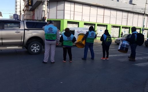 ATE no va a la ruta y se moviliza en el centro