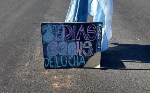 Los estatales decidieron levantar el bloqueo en la ruta 26 y 270 de Sarmiento