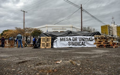 La MUS levantó el acampe y se moviliza el martes