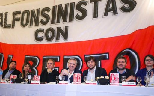 Alberto Fernández, con radicales K: “Yo también soy el resultado de Alfonsín”