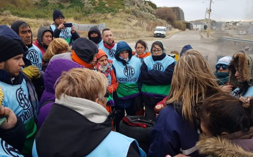 Estatales levantaron la toma en la Playa de Tanques de YPF