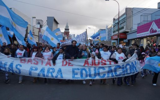 ATECh busca unidad para fortalecer su lucha, reiniciando el acampe en Rawson