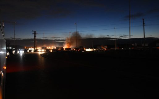 Los Petroleros despejaron la ruta para poder acceder a sus puestos laborales