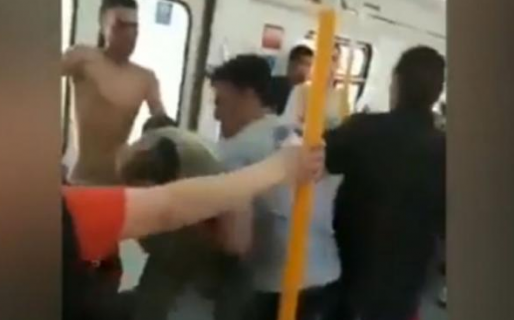 Violenta pelea a bordo del tren Roca