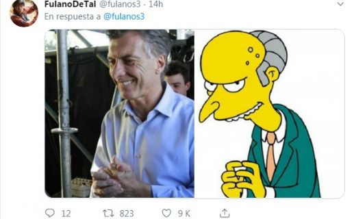 Un tuitero comparó a Macri con el Sr. Burns y estallaron los memes