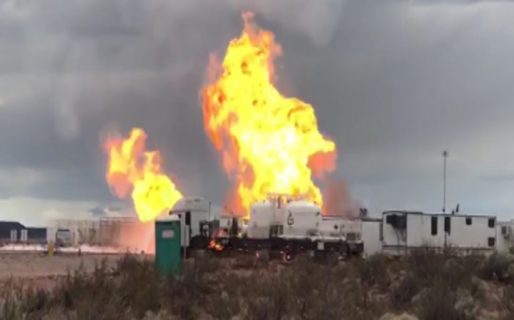 Apagaron el fuego en el pozo incendiado en Vaca Muerta