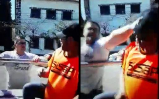Agredieron a un sindicalista de la Salud y quedó registrado en un video