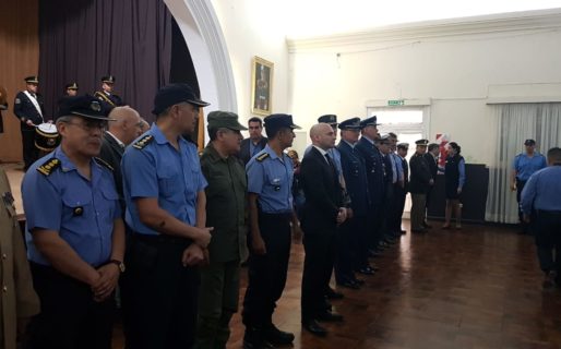 Massoni encabezó el acto de ascenso de la Policía del Chubut
