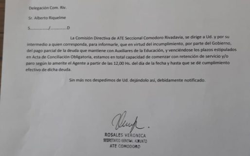 Auxiliares de la Educación podrían retomar medidas de fuerza
