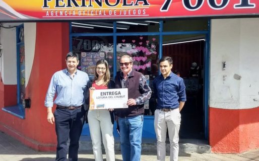 ﻿Lotería del Chubut premió a vecino de Esquel con dinero en efectivo