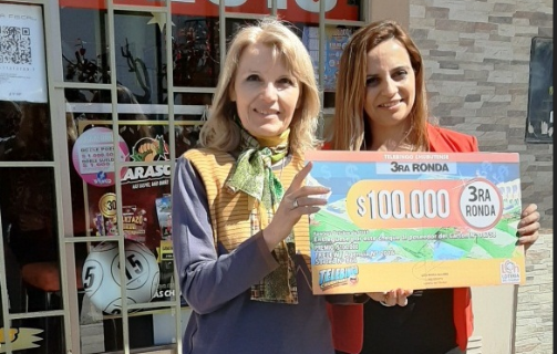 ﻿El Telebingo entregó 100 mil pesos a una vecina del Valle