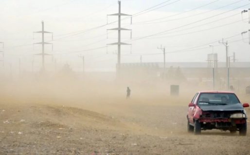Las ráfagas alcanzaron los 84 Km/h en Comodoro