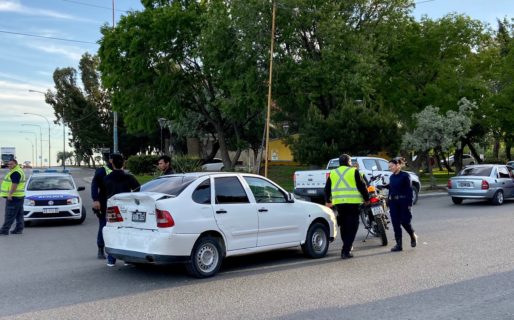 Una mujer embarazada resultó herida tras un choque