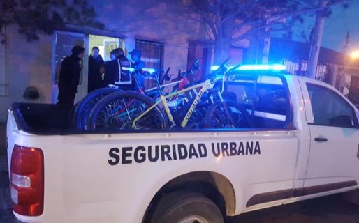 La Policía encontró las bicicletas robadas en Rada Tilly