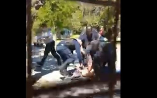 Enfrentamiento entre docentes y la Policía: Detuvieron a Santiago Goodman