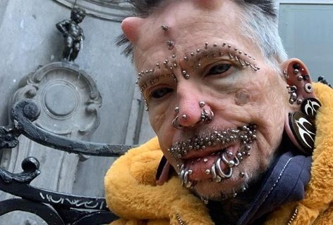 Tiene 450 “piercings” y más de la mitad se los hizo en el pene