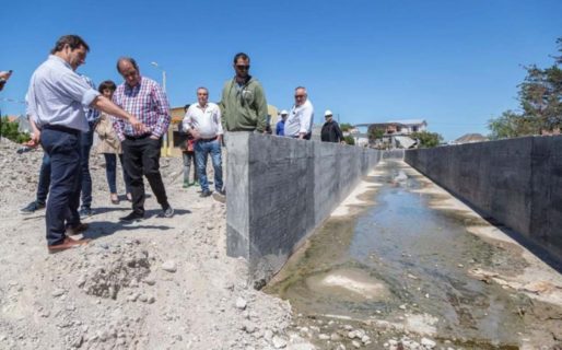 Se inauguraron dos nuevos pluviales en zona norte