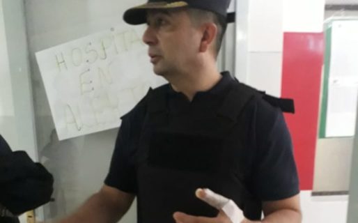 Varios policías heridos en los enfrentamientos con el grupo de Goodman
