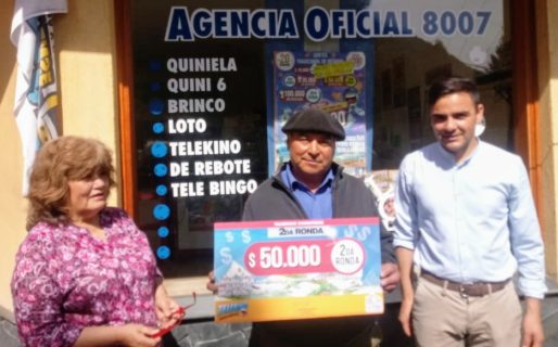 ﻿Lotería entregó premios por más de medio millón pesos en la Comarca Andina