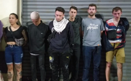 Grafiteros extranjeros golpearon a empleados del subte