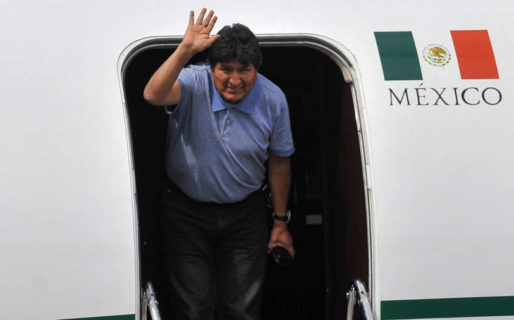 Evo Morales llegó a la Argentina y pediría asilo político