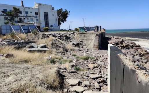 Muro de contención de Kilómetro 3: la obra pendiente que ahora representa un peligro