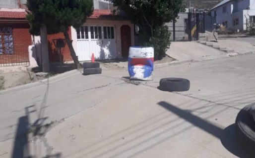 Se levantó parte de la calle y quedó intransitable