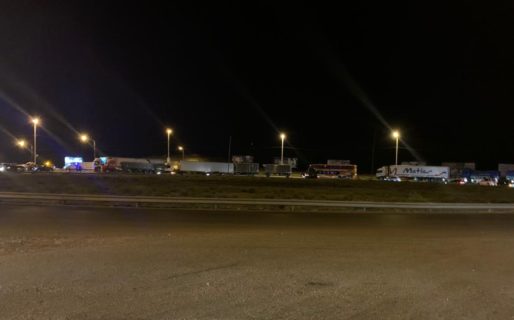 Derrame de gasoil por parte de un camión provocó caos vehicular sobre ruta 3 y 26