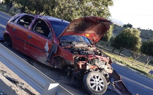 Grave accidente con personas atrapadas cerca de Castelli