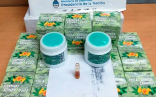 Secuestran frascos con crema de cannabis que viajaban a Comodoro